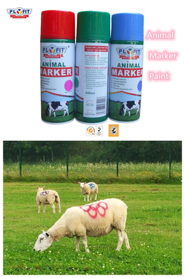 Plyfit Animal Marker Paint 500ml Aerosol Spray Paint Untuk Hewan Babi / Domba / Kuda