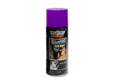 Cat Lacquer Akrilik Non-toksik Untuk Permukaan Kayu, Eco-Friendly Purple Glitter Spray Paint ing di dinding