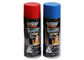 Fast Dry Wall Graffiti Spray Paint, Merah / Biru / Kuning Matte Spray Paint Baik Atomisasi