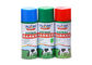 Biru / Merah / Hijau tiga warna Aerosol Animal Marking Spray untuk babi, kuda dan sapi dan domba