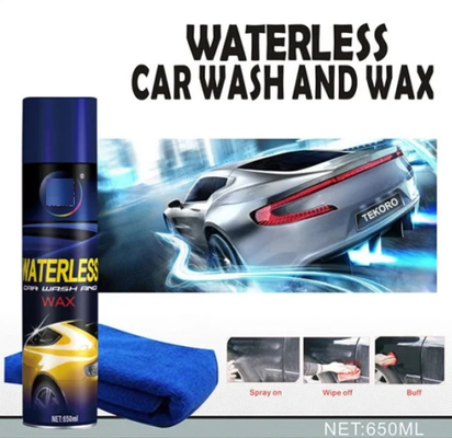 650ml Pencucian dan lilin mobil tanpa air yang ramah lingkungan Produk perawatan mobil