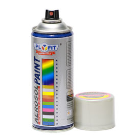 Berwarna Auto Aerosol Spray Paint Suhu Tinggi / Tahan Panas Untuk Mesin / Perapian Yang Dicat