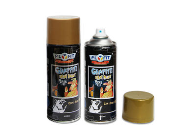 Multi Warna Matte Gold Spray Paint, UV Resistance Spray Paint Untuk Kaca, Dinding Berwarna