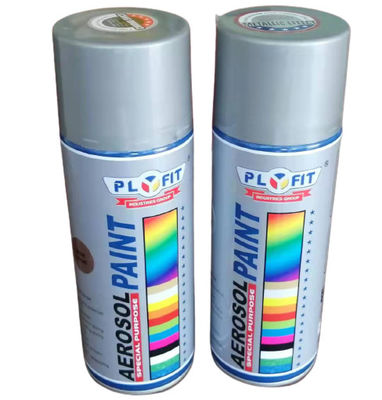 Aerosol Adhesive Silver 400ML Metallic Spray Paint Berbasis Pelarut