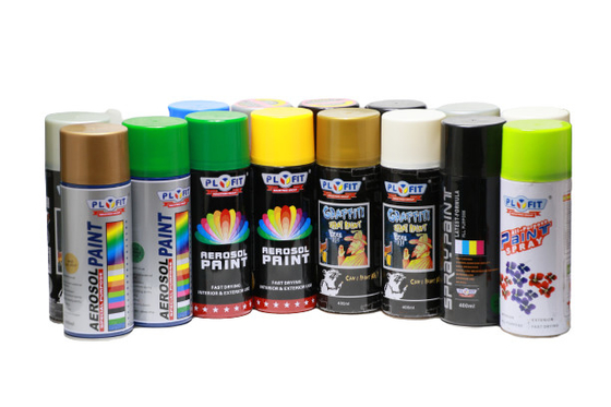 PLYFIT Cat Semprot Akrilik Aerosol Pengeringan Cepat Dapat Menyemprotkan Cat 400ml