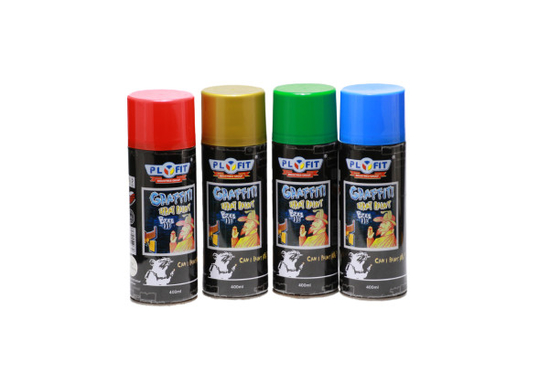 Graffiti Street Art Mural Cat Semprot 400ml Liquid Coating Tinplate Can PLYFIT
