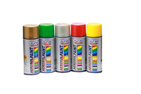 Kustomisasi Gold Metallic Aerosol Spray Paint Liquid Coating Untuk Kayu Logam Plastik