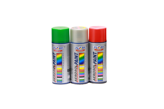 Cat Semprot Aerosol Warna 10oz Dengan Pelarut Pengisi Pigmen Resin Akrilik