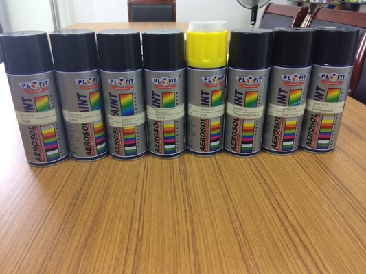Cat Semprot Akrilik Metalik 450ml Panas Tinggi Mobil / Furnitur Aerosol Cat Semprot Graffiti