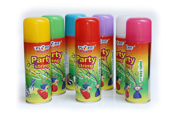 PLYFIT Silly Crazy String Spray Canisters Warna Campuran Untuk Dekorasi Natal