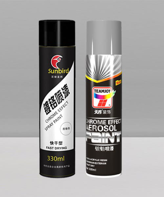 Metallic Mirror Face Acrylic Aerosol Paint Chrome Cat Semprot Untuk Logam