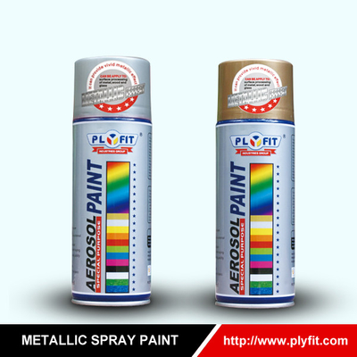 Metallic Mirror Chrome Cat Semprot Tahan Cuaca Tidak Ada CFC Untuk Mobil