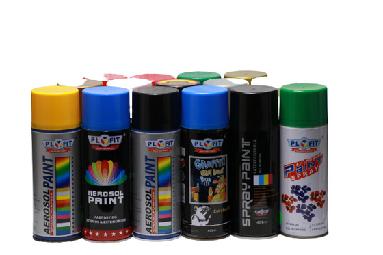 Plyfit Acrylic Graffiti Aerosol Spray Paint 400ml Metalik Untuk Furnitur Mobil