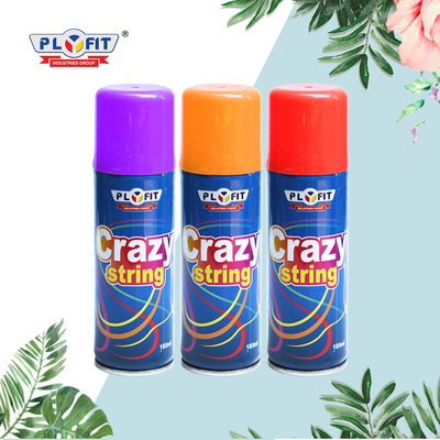 Festival Celebration Party String Spray Membersihkan dengan mudah Silly String Spray OEM