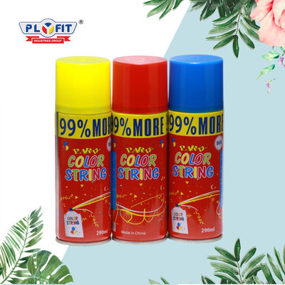 Semburan Benang Konyol Berwarna-warni Ramah Lingkungan Cetak Letterpress Tinplate Can