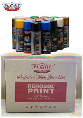 400ml Matt White Acrylic Aerosol Spray Paint Liquid Untuk Afrika Selatan
