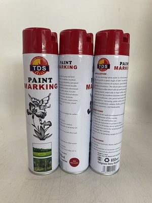Fast Drying Line Marker Spray Paint OEM 650ml Fleksibilitas Baik
