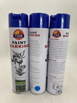 Disesuaikan 650ml Cat Penanda Garis Jalan Tahan Air Cepat Kering Cat Semprot Aerosol