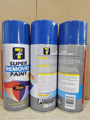 400ml Powerfull Aerosol Acrylic Paint Remover Produsen OEM Warna Bening