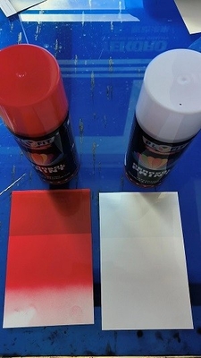 Cat Semprot Aerosol Akrilik Bentuk Cair 400ml Cepat Kering Dengan Pelarut DME