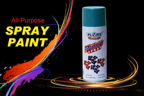 Cat acrylic logam yang cepat kering Banyak warna Cat semprot aerosol cepat kering