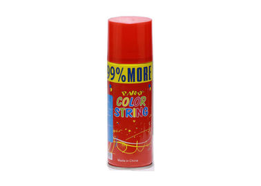 Pesta Karnaval Natal Silly String High Glossy Multicolor Disesuaikan