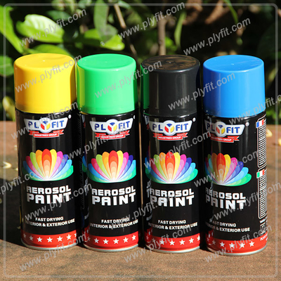 Resin Bahan Utama Semua Tujuan Grafiti Warna Crackle Cat Semprot untuk Logam Kayu dan Pengeringan Lebih Cepat 400ml HB≥ Kekerasan
