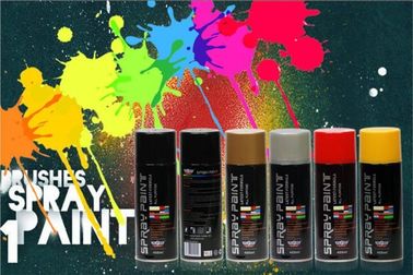 Warna Kuning Lemon Acrylic Spray Cat 65x158 MM Untuk Logam / Kayu / Kaca