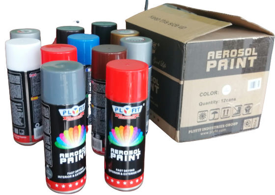 Cat Semprot Akrilik Neon Cepat Kering Dengan Nozzle Rotasi 360 Derajat