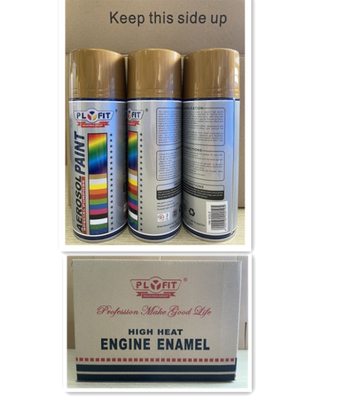 Multi Colors 400G Metallic Aerosol Spray Paint REACH TUV Disetujui