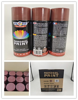 Cat Semprot Pengeringan Cepat Aerosol Non Beracun Untuk Permukaan Logam