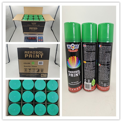 High Gloss Finish 400ML Aerosol Acrylic Paint Untuk Pelapis Bangunan
