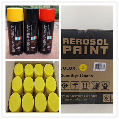 TUV Aerosol Cat Semprot Cepat Kering Botol Tinplate OEM 450ml