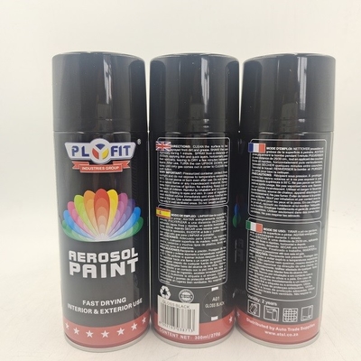 PLYFIT 450ML Akrilik Aerosol Cat Semprot Pengeringan Cepat Untuk Perabot Mobil ABS Logam
