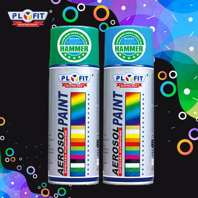 Cat Aerosol Akrilik Warna Kaya 400ml Semprotan Anti Karat Untuk Dekorasi Eksterior